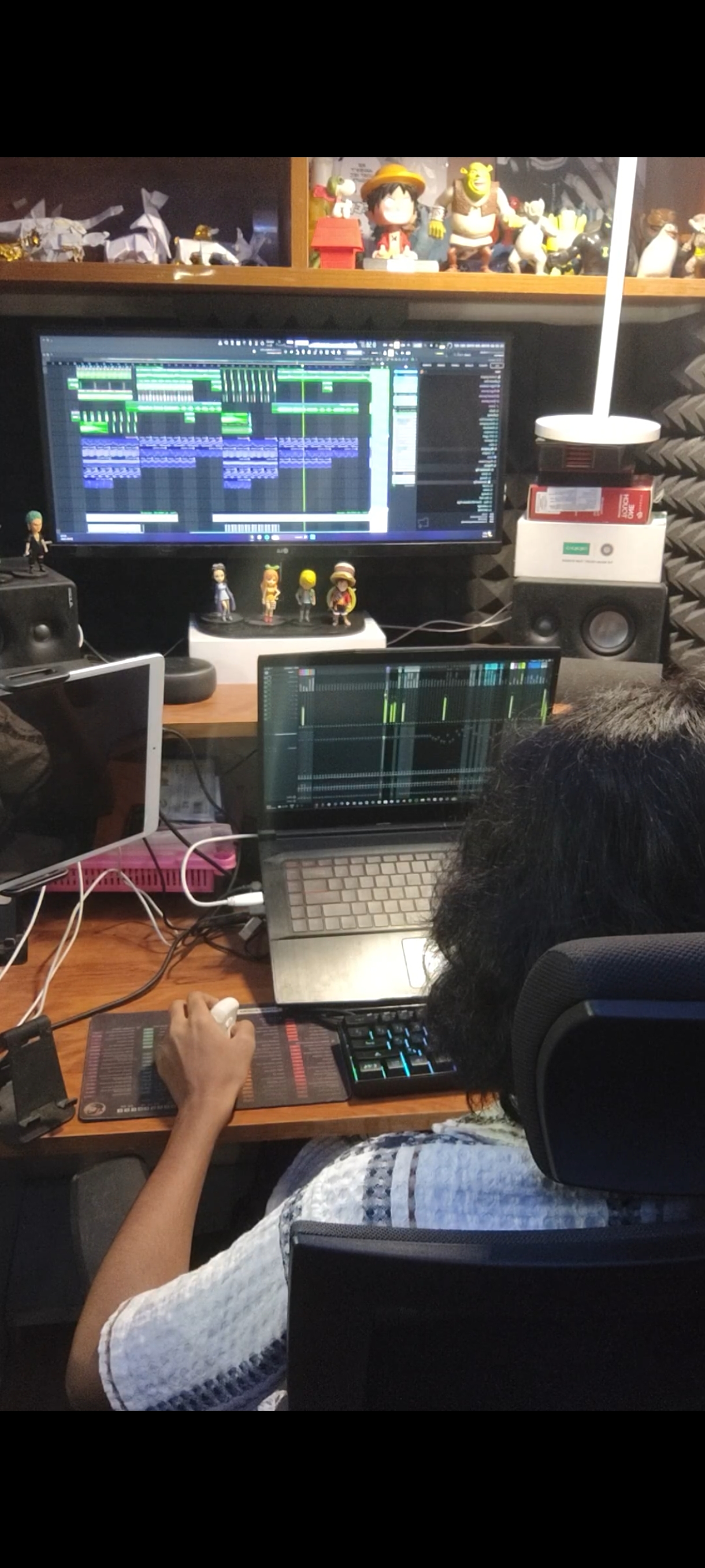 Kalidas Producing in FL Studio at Studio Workstation